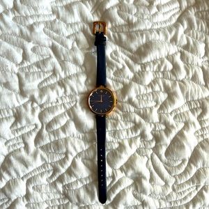 Kate Spade Watch - Navy - Rose Gold - Thin Strap